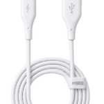 کابل MSEE MS-60 Micro USB سفید با طول 1 متر