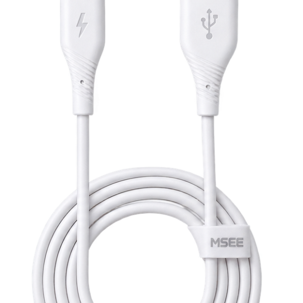 کابل MSEE MS-60 Micro USB سفید با طول 1 متر